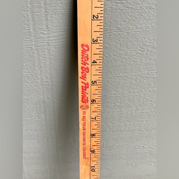 Vtg Grand Rapids Michigan Veenstra Dutch Boy Paints Advertisement Yard Stick - Picture 6 of 15